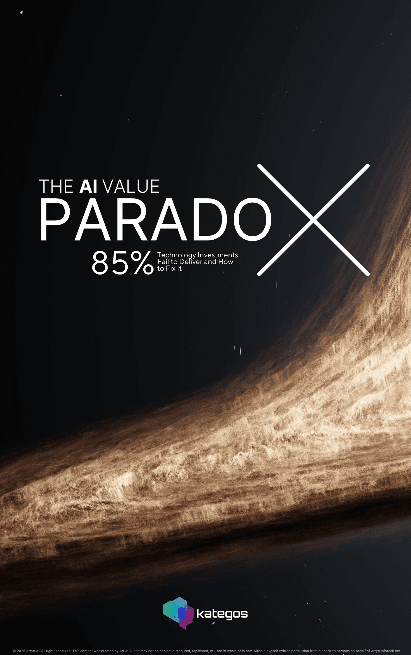 The AI Value Paradox: 85% of Technology Investments Fail to Deliver — and How to Fix It cover